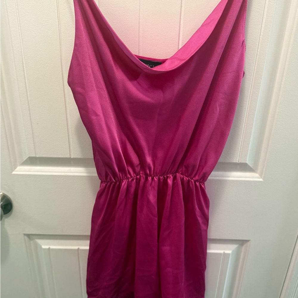 Vici Fuchsia Sleeveless Romper NWT